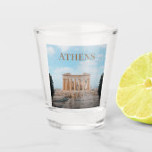 Athens Griekenland Shot Glas (Voorkant)