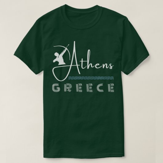 Athens Griekenland Skyline Athens T-shirt (Design voorkant)