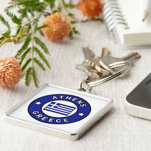 Athens Griekenland Sleutelhanger (Zijkant)
