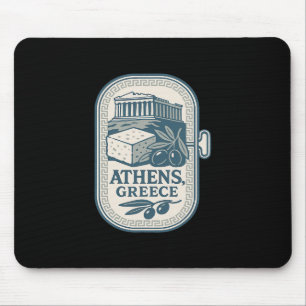 Athens Griekenland Souvenir Griekse Kaas En Reis D Muismat