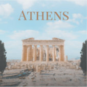 Athens Griekenland Sticker (Voorkant)