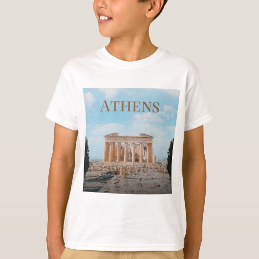 Athens Griekenland T-shirt (Voorkant)