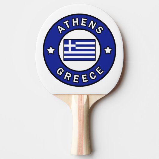 Athens Griekenland Tafeltennisbatje (Voorkant)