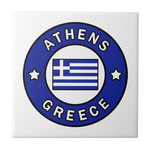Athens Griekenland Tegeltje (Voorkant)