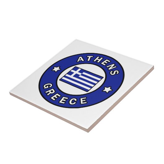 Athens Griekenland Tegeltje (Zijkant)