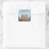 Athens Griekenland Vierkante Sticker (Tas)