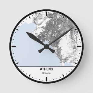 Athens Klok Stad Lijn Kunst
