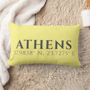 Athens Latitude Longitude Kussen