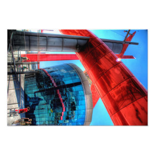 Athens Mall modern architectuur HDR Foto Afdruk