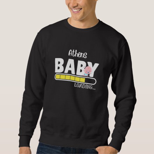 Athens Native Pride Funny State Baby Ouder Moeder  Trui (Voorkant)