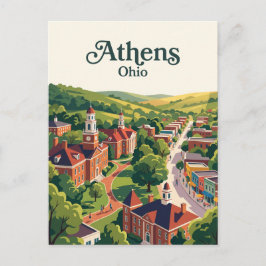 Athens, Ohio Briefkaart