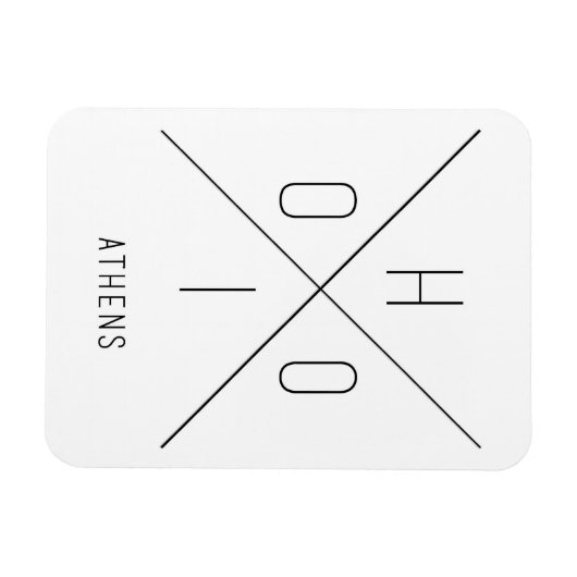 Athens Ohio magneet (Horizontaal)