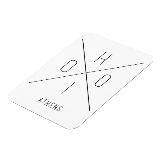 Athens Ohio magneet (Linkerzijde)