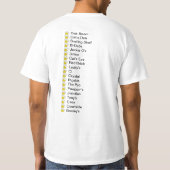 Athens Ohio Pub Crawl T-shirt (Achterkant)