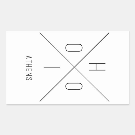 Athens Ohio Sticker (Voorkant)