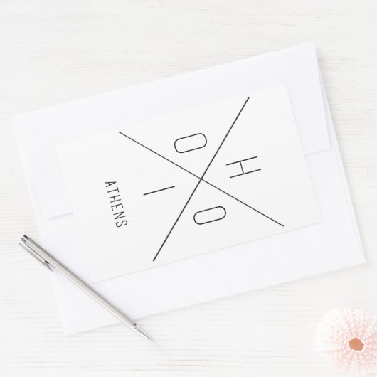 Athens Ohio Sticker (Envelop)