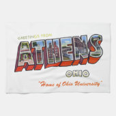 Athens Ohio Theedoek (Horizontaal)