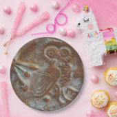 Athens Owl Papieren Bordje (Feest)