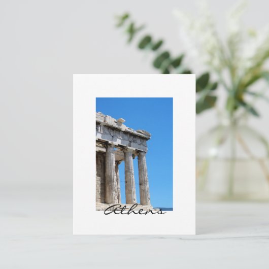 Athens Parthenon Briefkaart (Staand voorkant)