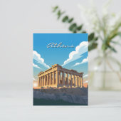 Athens Parthenon Briefkaart (Staand voorkant)
