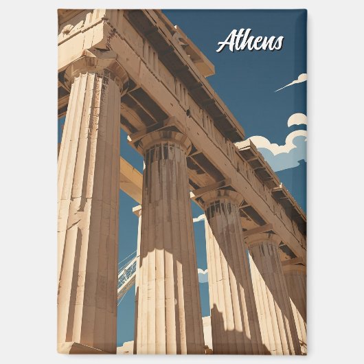 Athens Parthenon Magneet (Voorkant)