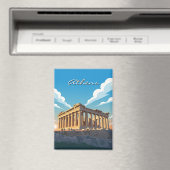 Athens Parthenon Magneet (Insitu (Vaatwasser))