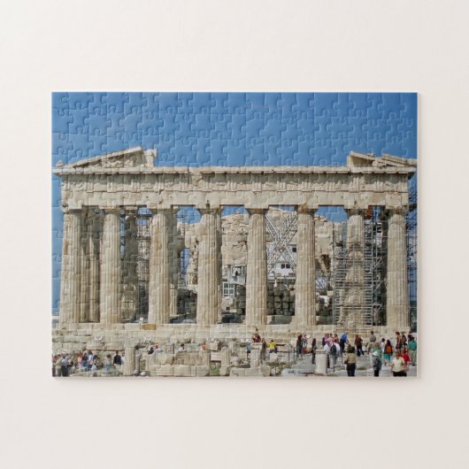 Athens Parthenon voorste uitzicht puzzel (Horizontaal)