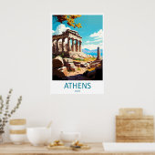 Athens Poster National Ski ParkReisposter uit het (Keuken)