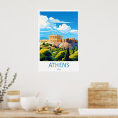 Athens Reis Ski Nationaal Poster ParkVintage (Keuken)
