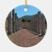 Athens Schilderachtig kerstversiering Keramisch Ornament (Voorkant)