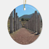 Athens Schilderachtig kerstversiering Keramisch Ornament (Links)