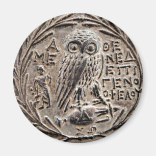Athens Silver Tetradrachme Magneet
