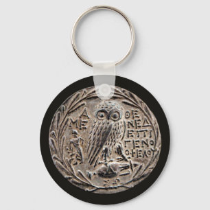 Athens Silver Tetradrachme Sleutelhanger