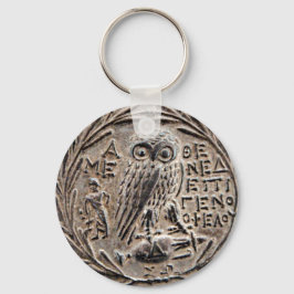 Athens Silver Tetradrachme Sleutelhanger