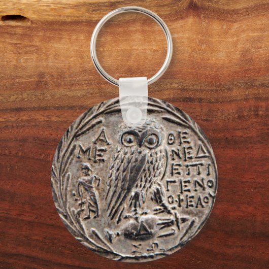 Athens Silver Tetradrachme Sleutelhanger (Voorkant)