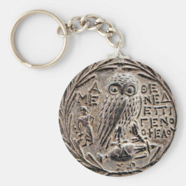 Athens Silver Tetradrachme Sleutelhanger