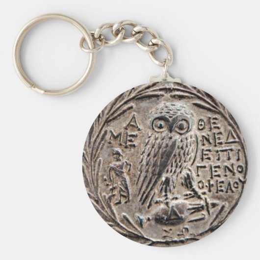 Athens Silver Tetradrachme Sleutelhanger (Voorkant)