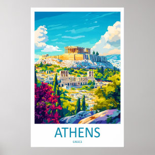 Athens Ski Vintage Reis Nationaal Poster Park