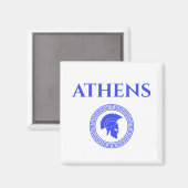 Athens Spartan Magneet (Voorkant / Achterkant)