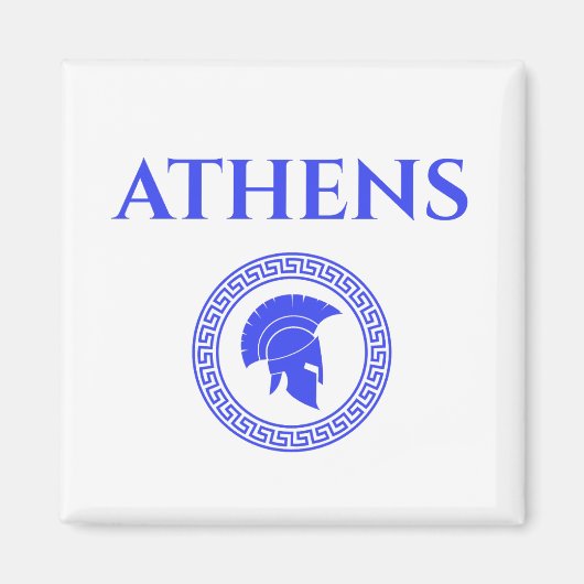 Athens Spartan Magneet (Voorkant)