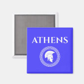 Athens Spartan Magneet (Voorkant / Achterkant)