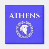 Athens Spartan Magneet (Voorkant)