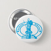 Athens Stamp Ronde Button 5,7 Cm (Voorkant /achterkant)