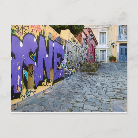 Athens Street Art Briefkaart (Voorkant)