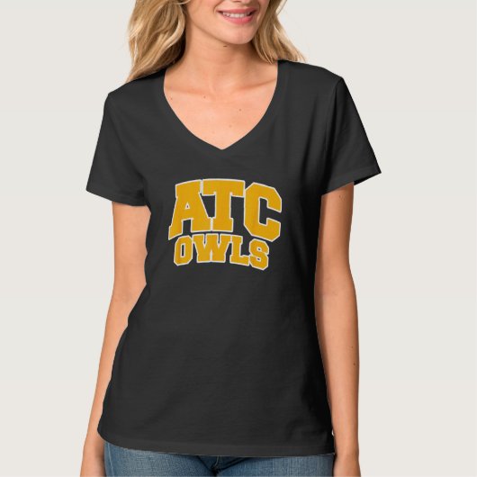 Athens Technical College Owls 01 T-shirt (Voorkant)