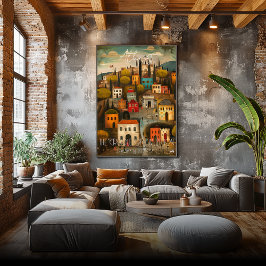 Athens: The Cradle of Civilization - Whimsical Art Perfect Poster