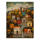 Athens: The Cradle of Civilization - Whimsical Art Perfect Poster (Voorkant)