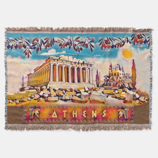 ATHENS Throw Blanket Deken (Voorkant)