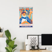 Athens Travel Poster Greece Art Greek Print Swissa (Thuiskantoor)
