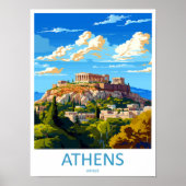 Athens Travel Print Wall Art Athens Greece Wall Ha (Voorkant)